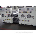 Semi automatic multi-color flexo printing slotting machine, chain paper feeding printer slotter